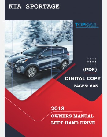 kia sportage 2018 owners manual